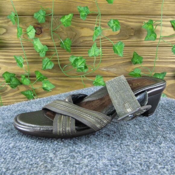 Naot Women's Slide Brown Leather Sz 8 Medium (B, M) Gently Used 2025‎ - Picture 1 of 6